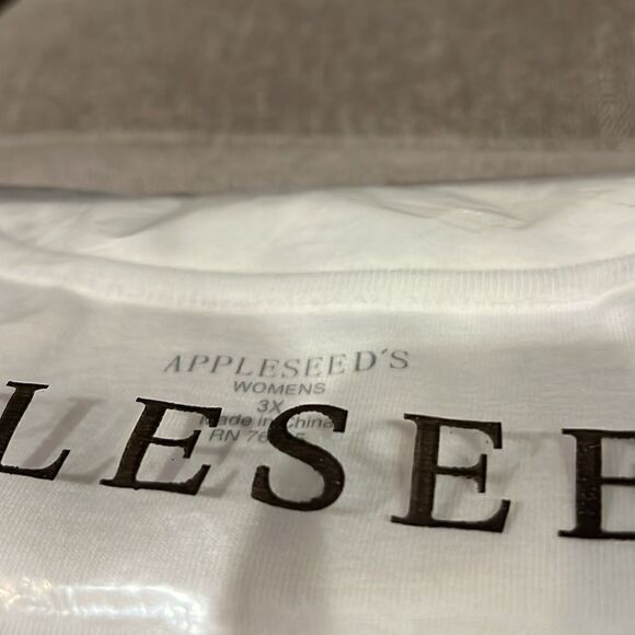 NEW Appleseeds Coastal Cotton Scoopneck Tank 3X - Picture 3 of 3